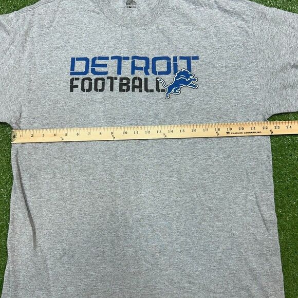 Vintage 00s Detroit Lions Reebok Spellout Logo T-Shirt Size XL - Picture 5 of 5